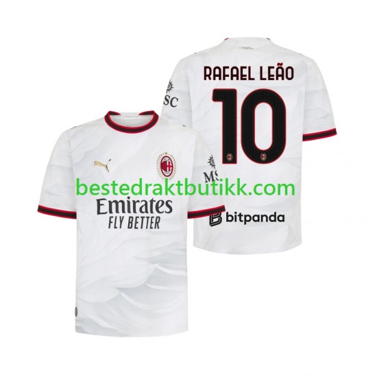 Fotballdrakter AC Milan Rafael Leao 10 Bortedraktsett 2026-2027 Kortermet til Herre