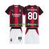 Fotballdrakter AC Milan Ronaldinho 80 Hjemmedraktsett 2026-2027 Kortermet til Barn