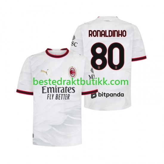 Fotballdrakter AC Milan Ronaldinho 80 Bortedraktsett 2026-2027 Kortermet til Herre