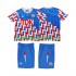 Fotballdrakter AFC Ajax 1989 1990 Retro Bortedraktsett Langermet til Barn