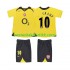 Fotballdrakter Arsenal BERGKAMP 10 2005 Retro Bortedraktsett 2006 Kortermet til Barn