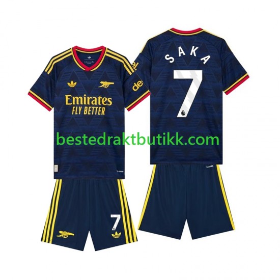 Fotballdrakter Arsenal Bukayo Saka 7 Bortedraktsett 2026-2027 Kortermet til Barn