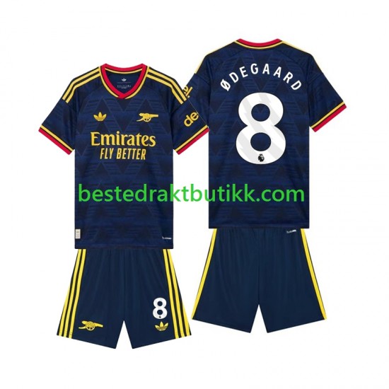 Fotballdrakter Arsenal Martin Odegaard 8 Bortedraktsett 2026-2027 Kortermet til Barn