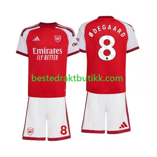 Fotballdrakter Arsenal Martin Odegaard 8 Hjemmedraktsett 2026-2027 Kortermet til Barn
