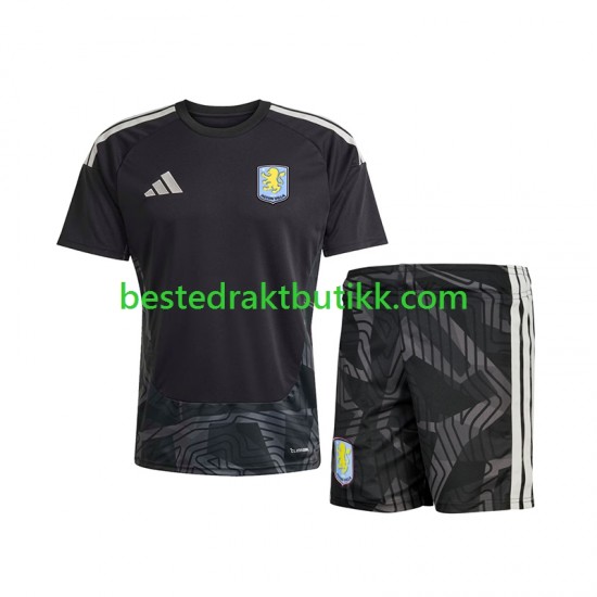 Fotballdrakter Aston Villa Keeper Bortedraktsett 2026-2027 Kortermet til Barn