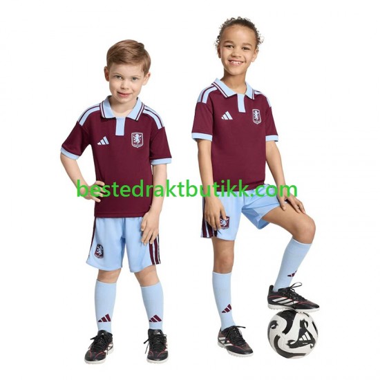 Fotballdrakter Aston Villa Hjemmedraktsett 2026-2027 Kortermet til Barn