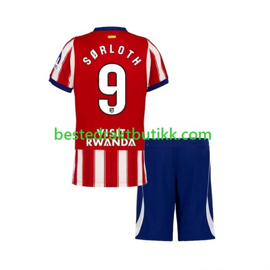 Fotballdrakter Atlético Madrid Alexander Sorloth 9 Hjemmedraktsett 2026-2027 Kortermet til Barn