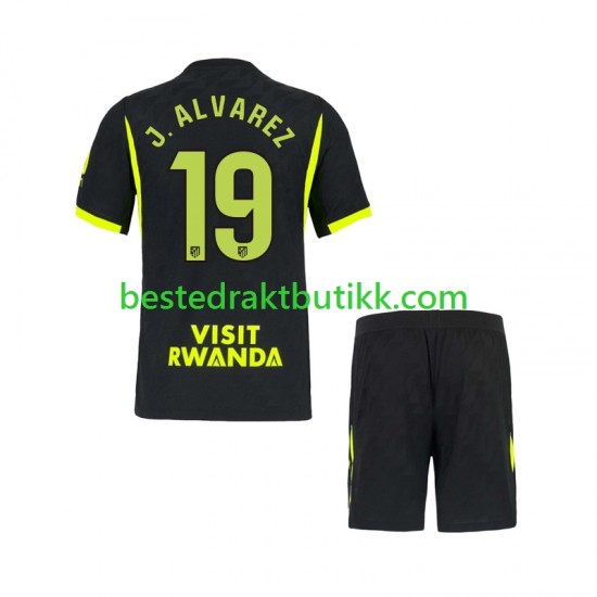 Fotballdrakter Atlético Madrid Julian Alvarez 19 Bortedraktsett 2026-2027 Kortermet til Barn