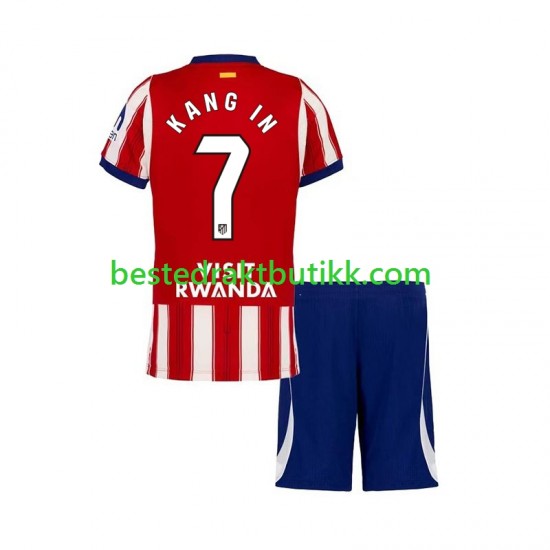 Fotballdrakter Atlético Madrid Lee Kang-in 7 Hjemmedraktsett 2026-2027 Kortermet til Barn