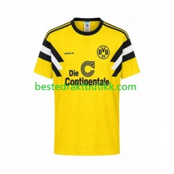 Fotballdrakter Borussia Dortmund 1989 Retro Hjemmedraktsett Kortermet til Herre