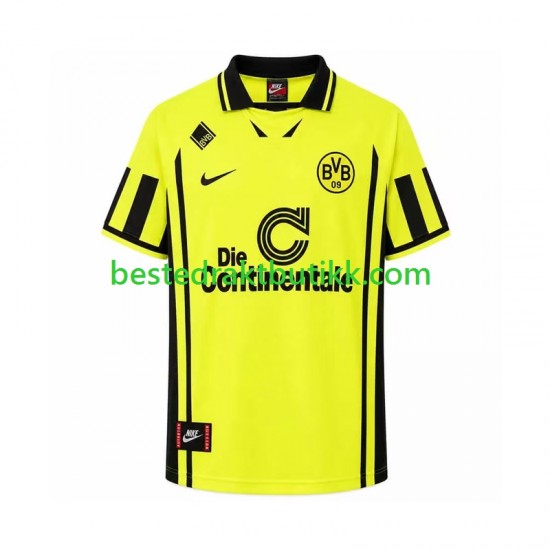 Fotballdrakter Borussia Dortmund 1996 Retro Hjemmedraktsett Kortermet til Herre