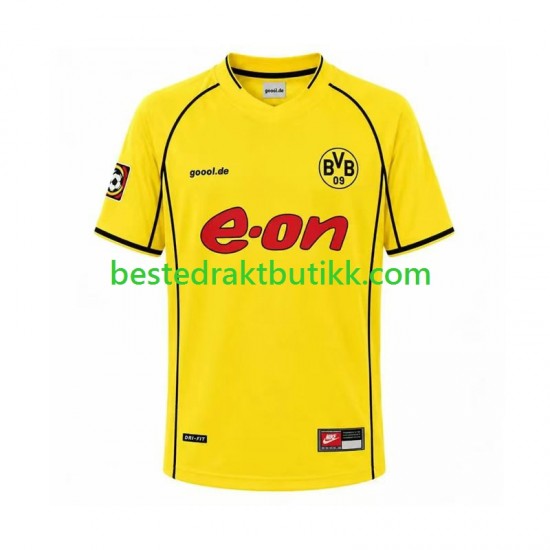 Fotballdrakter Borussia Dortmund 2002 Retro Hjemmedraktsett Kortermet til Herre