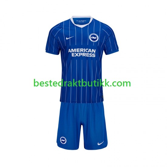 Fotballdrakter Brighton Hove Albion Hjemmedraktsett 2026-2027 Kortermet til Barn