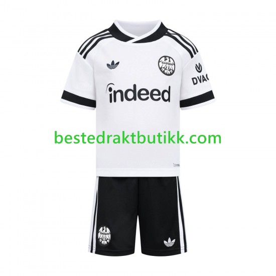 Fotballdrakter Eintracht Frankfurt Bortedraktsett 2026-2027 Kortermet til Barn