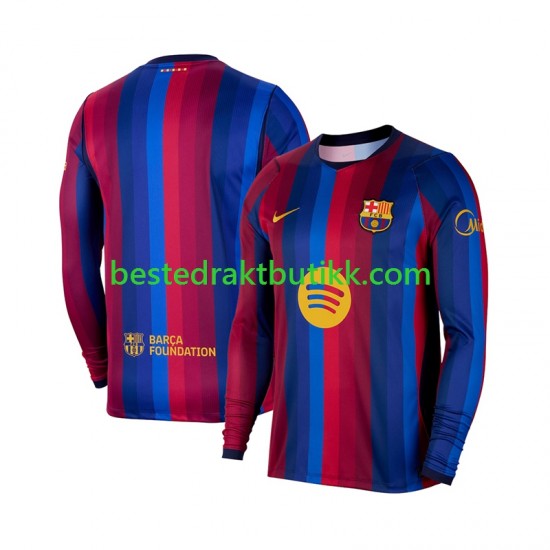 Fotballdrakter FC Barcelona Hjemmedraktsett 2026-2027 Langermet til Herre