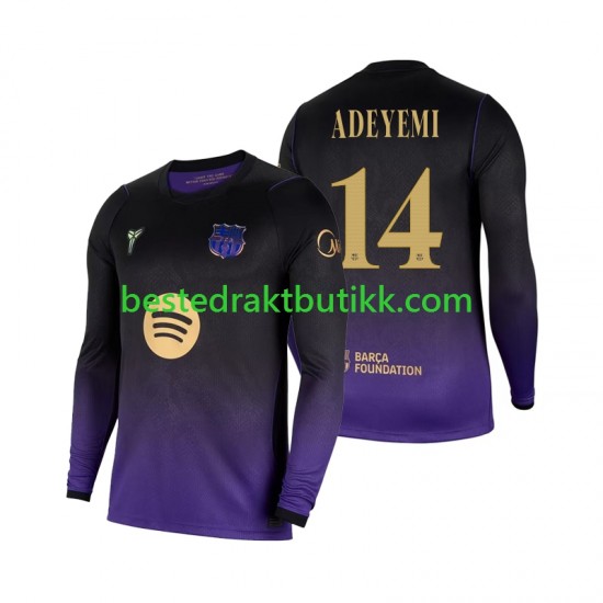 Fotballdrakter FC Barcelona Karim Adeyemi 14 Bortedraktsett 2026-2027 Langermet til Herre