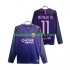 Fotballdrakter FC Barcelona Neymar JR 11 2016 2017 Retro Bortedraktsett Langermet til Herre