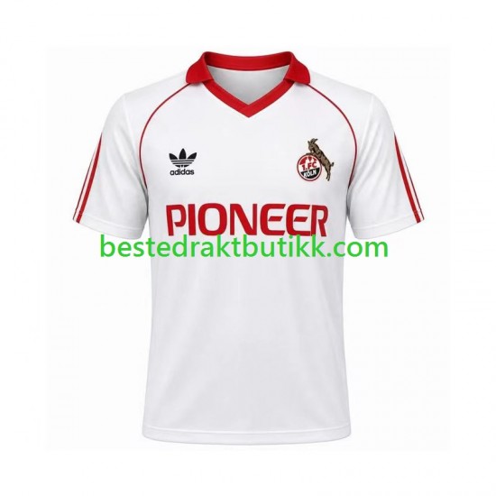 Fotballdrakter FC Köln 1980 1981 Retro Hjemmedraktsett Kortermet til Herre