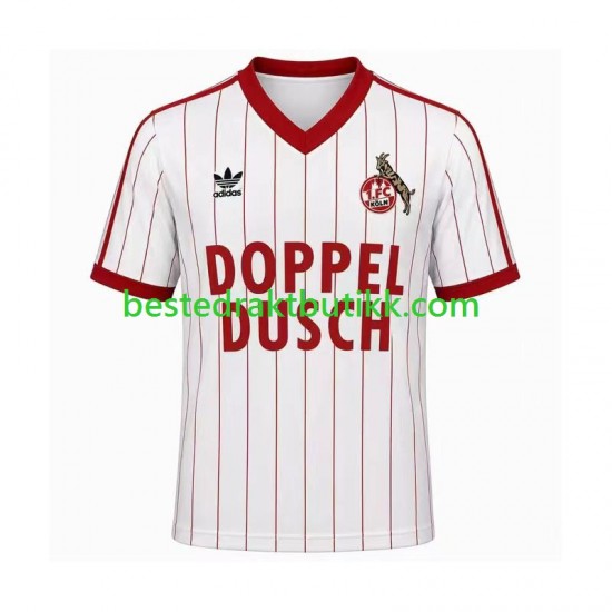 Fotballdrakter FC Köln 1982 1983 Retro Hjemmedraktsett Kortermet til Herre