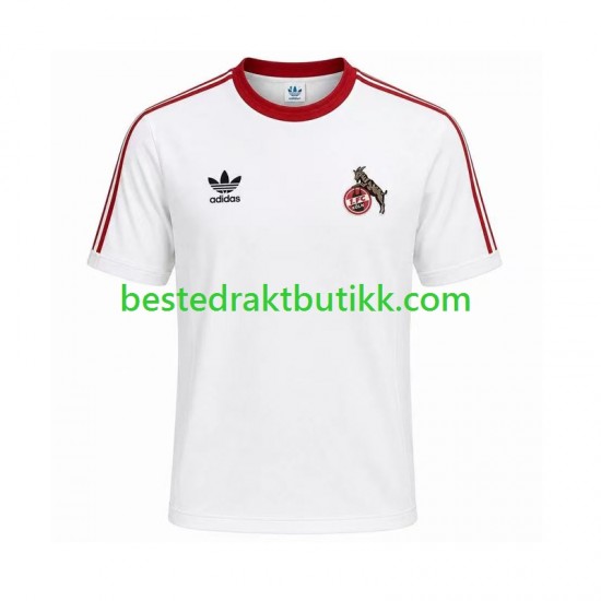 Fotballdrakter FC Köln 1986 1987 Retro Hjemmedraktsett Kortermet til Herre