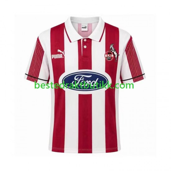 Fotballdrakter FC Köln 1995 1996 Retro Hjemmedraktsett Kortermet til Herre