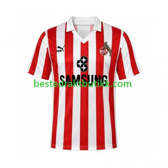 Fotballdrakter FC Köln 1988 1989 Retro Tredjedraktsett Kortermet til Herre