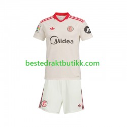 Fotballdrakter Sevilla FC Retro Hjemmedraktsett 2025-2026 Kortermet til Barn