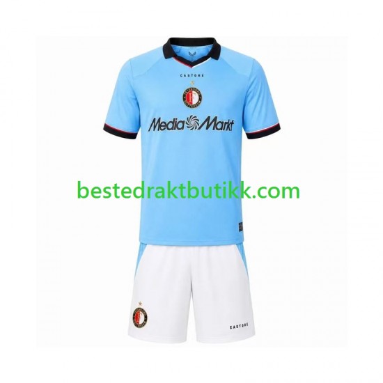 Fotballdrakter Feyenoord Rotterdam Bortedraktsett 2026-2027 Kortermet til Barn