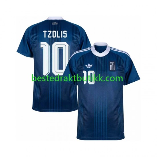 Fotballdrakter Hellas Christos Tzolis 17 Bortedraktsett 2026-2027 Kortermet til Herre