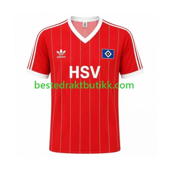 Fotballdrakter Hamburger SV 1983 Retro Bortedraktsett Kortermet til Herre
