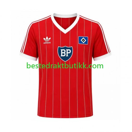 Fotballdrakter Hamburger SV 1984 Retro Bortedraktsett Kortermet til Herre