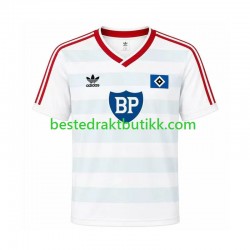Fotballdrakter Hamburger SV 1986 Retro Bortedraktsett Kortermet til Herre