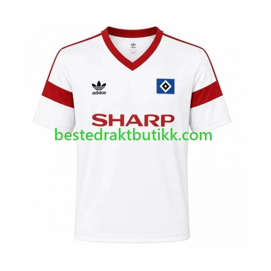Fotballdrakter Hamburger SV 1988 Retro Hjemmedraktsett Kortermet til Herre