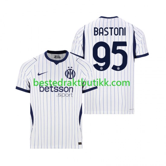 Fotballdrakter Inter Milan Alessandro Bastoni 95 Bortedraktsett 2026-2027 Kortermet til Herre