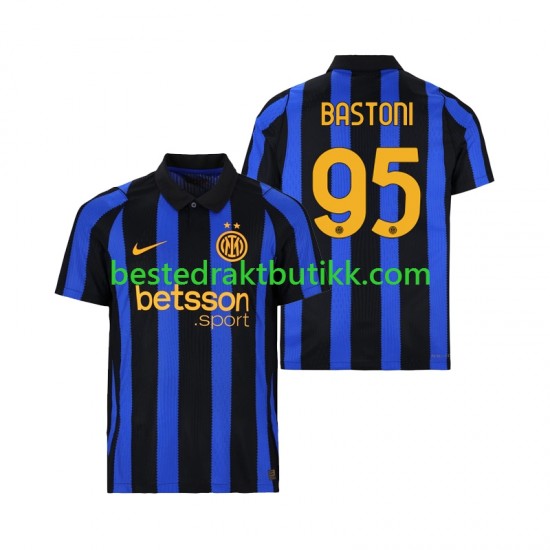 Fotballdrakter Inter Milan Alessandro Bastoni 95 Hjemmedraktsett 2026-2027 Kortermet til Herre