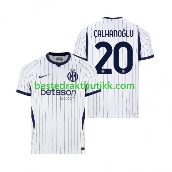 Fotballdrakter Inter Milan Hakan Calhanoglu 20 Bortedraktsett 2026-2027 Kortermet til Herre