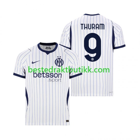 Fotballdrakter Inter Milan Marcus Thuram 9 Bortedraktsett 2026-2027 Kortermet til Herre