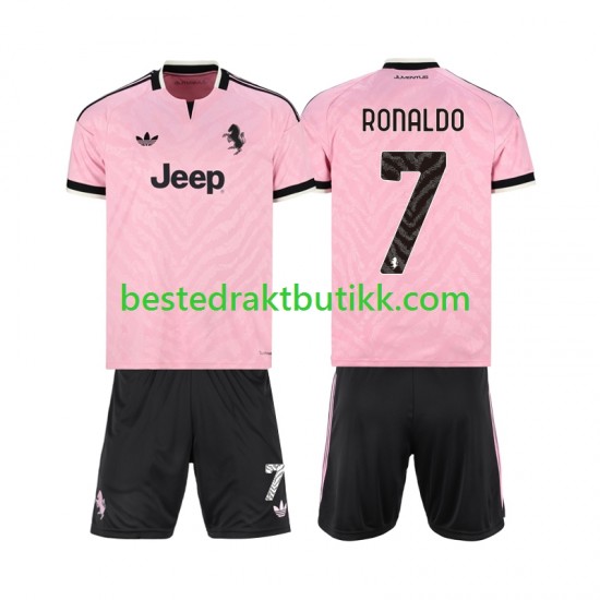 Fotballdrakter Juventus Cristiano Ronaldo 7 Bortedraktsett 2026-2027 Kortermet til Barn