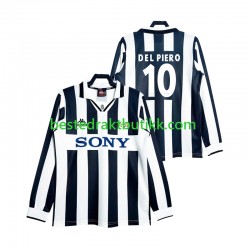 Fotballdrakter Juventus DEL PIERO 10 1997 Retro Hjemmedraktsett Langermet til Herre