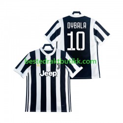 Fotballdrakter Juventus DYBALA 21 2017 2018 Retro Hjemmedraktsett Kortermet til Herre