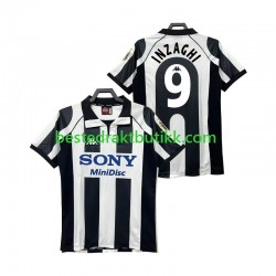 Fotballdrakter Juventus INZAGHI 9 1997 1998 Retro Hjemmedraktsett Kortermet til Herre