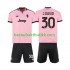 Fotballdrakter Juventus Jonathan David 30 Bortedraktsett 2026-2027 Kortermet til Barn