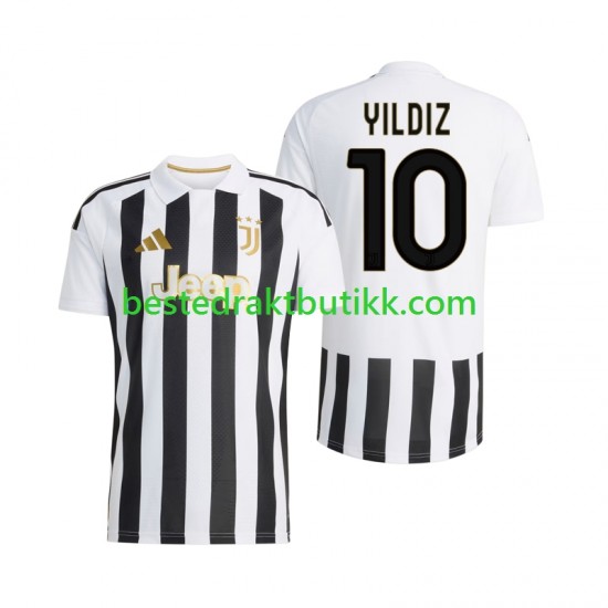 Fotballdrakter Juventus Kenan Yildiz 10 Hjemmedraktsett 2026-2027 Kortermet til Herre