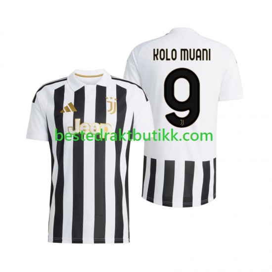 Fotballdrakter Juventus Randal Kolo Muani 9 Hjemmedraktsett 2026-2027 Kortermet til Herre