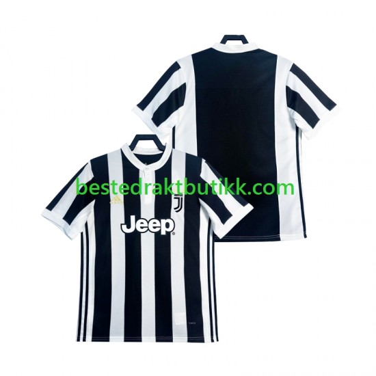 Fotballdrakter Juventus 2017 2018 Retro Hjemmedraktsett Kortermet til Herre