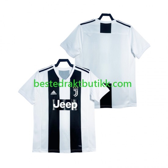 Fotballdrakter Juventus 2018 2019 Retro Hjemmedraktsett Kortermet til Herre