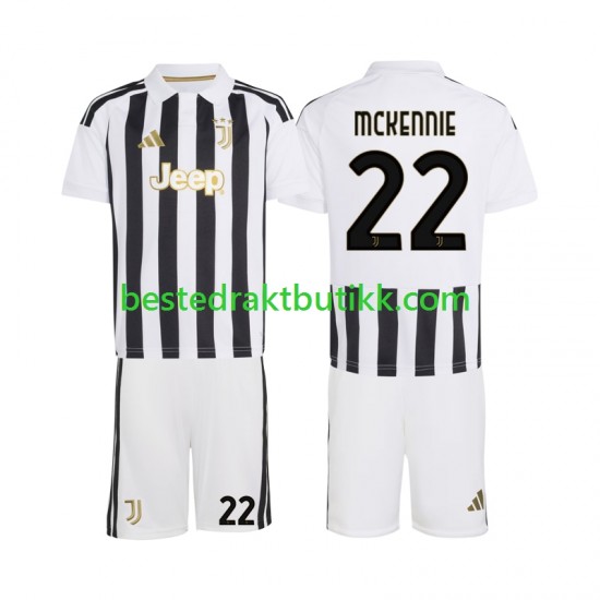 Fotballdrakter Juventus Weston McKennie 22 Hjemmedraktsett 2026-2027 Kortermet til Barn