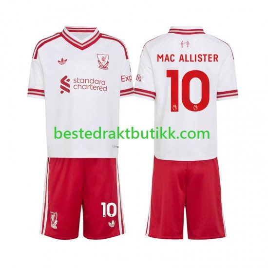 Fotballdrakter Liverpool Alexis Mac Allister 10 Bortedraktsett 2026-2027 Kortermet til Barn