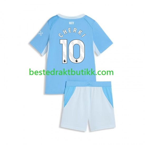 Fotballdrakter Manchester City Rayan Cherki 10 Hjemmedraktsett 2026-2027 Kortermet til Barn