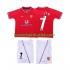 Fotballdrakter Manchester United BECKHAM 7 2000 2002 Retro Hjemmedraktsett Kortermet til Barn